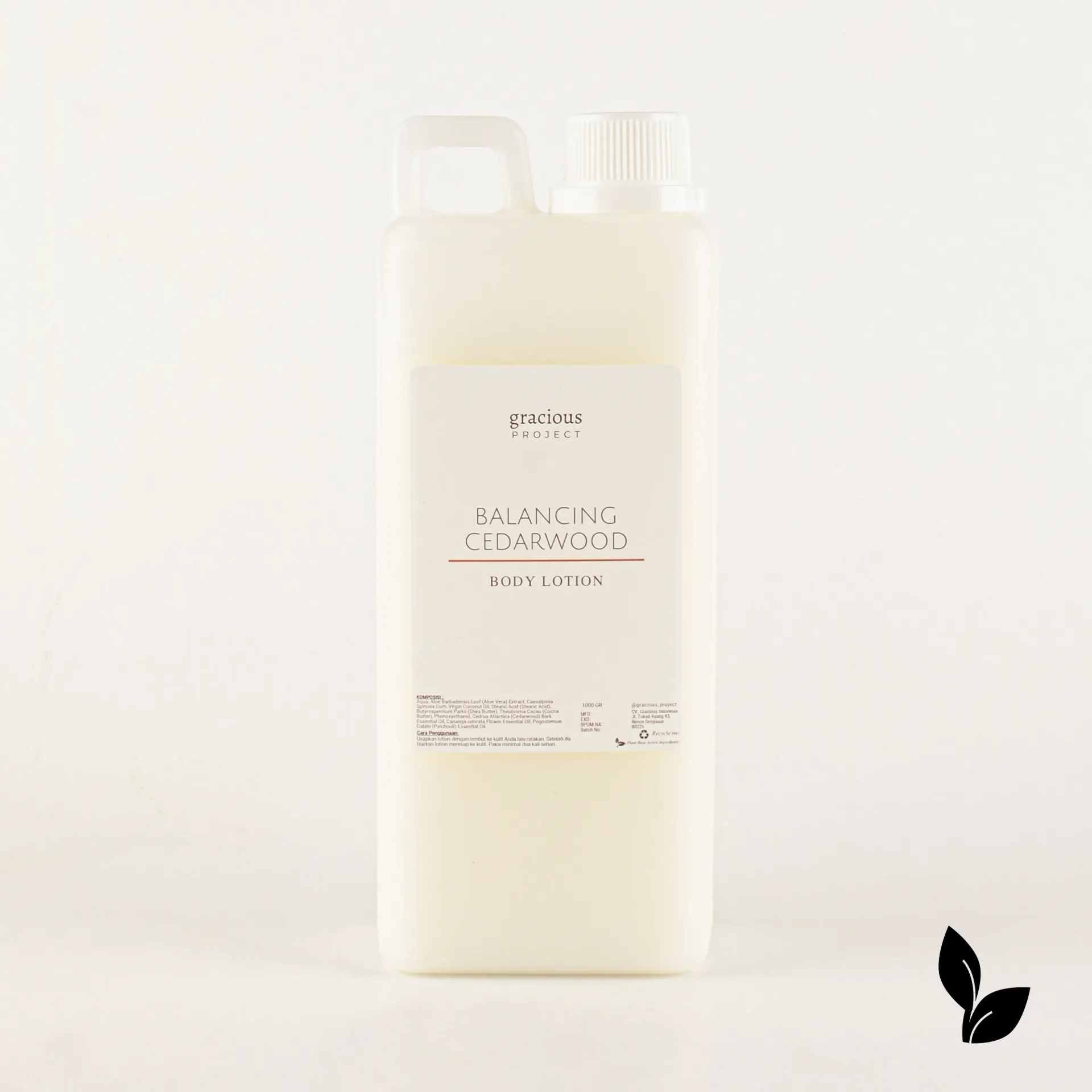 [Body Lotion] Balancing Cedarwood Body Lotion - 1000 gr