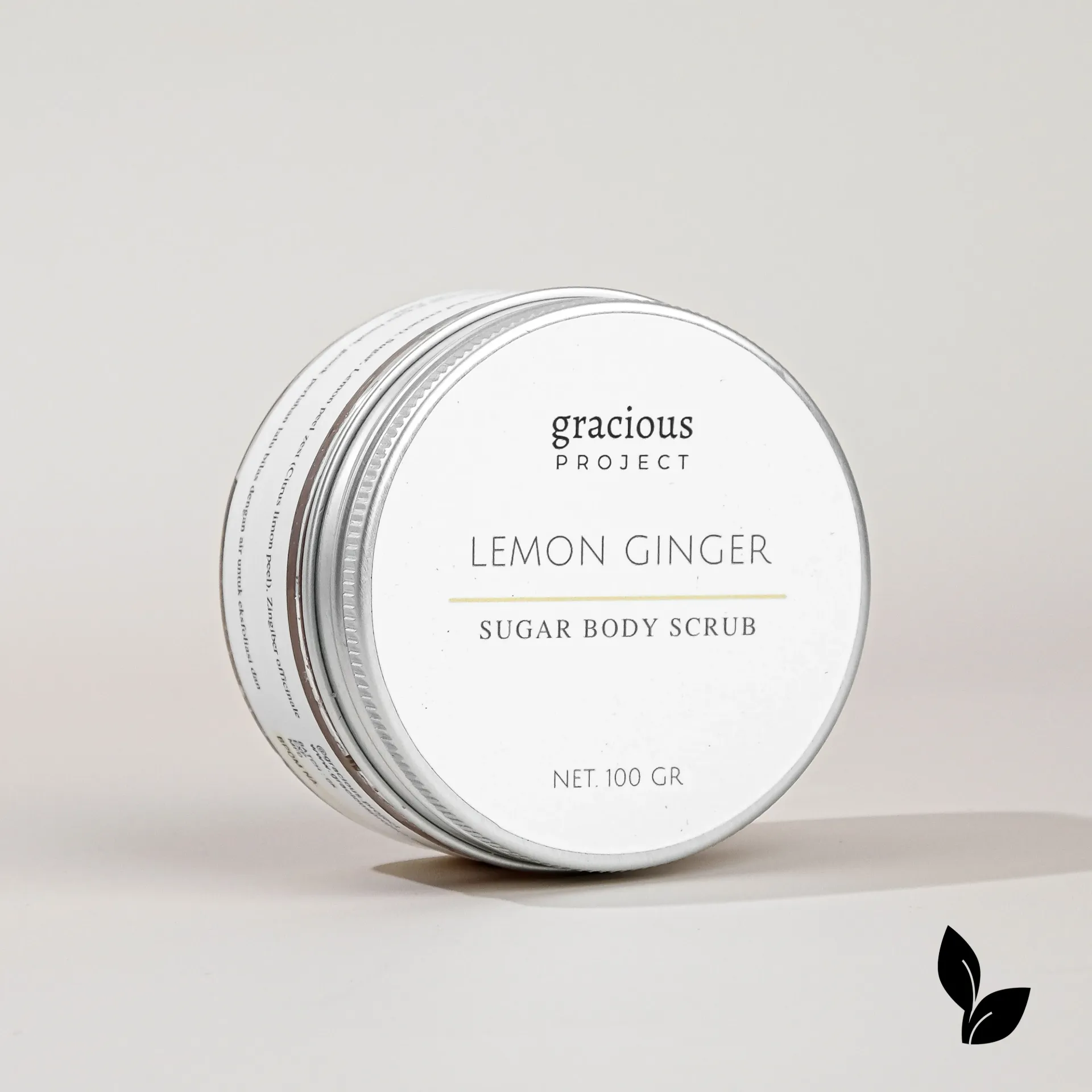 Lemon Ginger Sugar Body Scrub - 100 gr